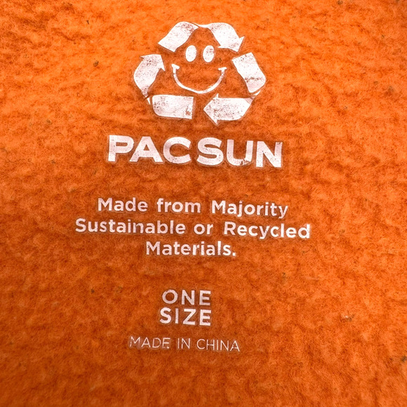 PACSUN Women's Large Orange Earth‎ Lover Ex-boyfriend Crew Neck Sweatshirt Cozy - Picture 5 of 10